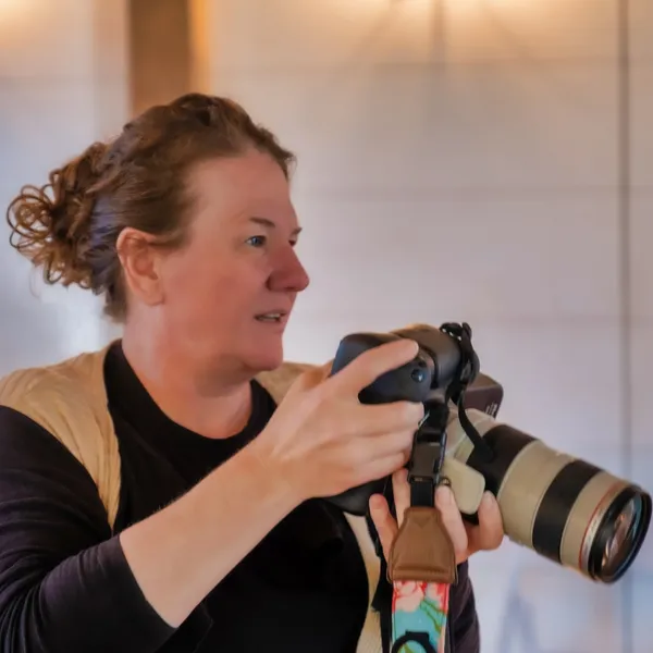 Rebecca Shooting a Wedding