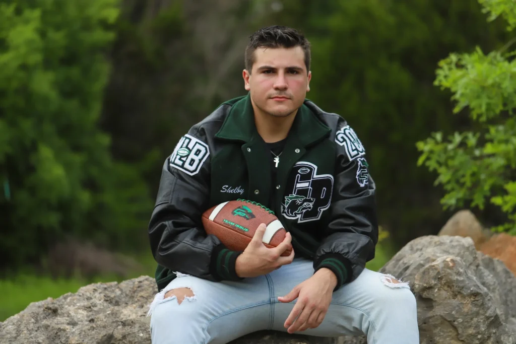 American football player photo by rebecca