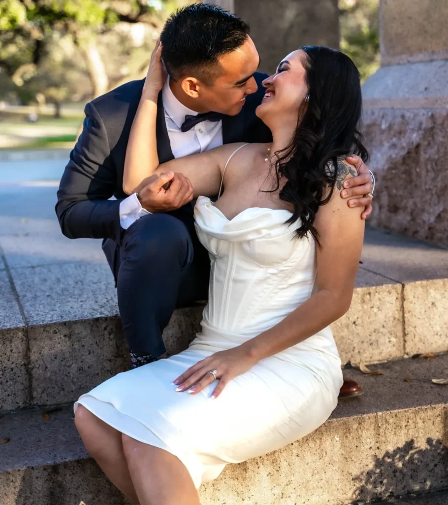 Wedding photo at the capitol by nick